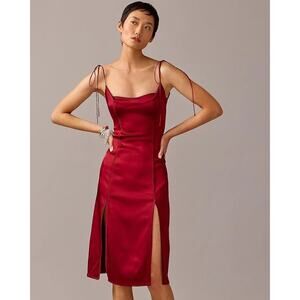 Anna October x J. Crew Side Slit Dress
